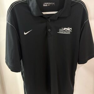 Nike Golf Black Polo Men‘s Shirr Large Dri-Fit 138 Preakness Pimlico Baltimore